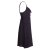 Vishes - Damen Babydoll-Kleid Tunika-Kleid Sommerkleid verstellbare Träger schwarz 32-34