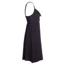 Vishes - Damen Babydoll-Kleid Tunika-Kleid Sommerkleid verstellbare Träger schwarz 38-40
