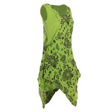 vishes Lagenlook Kleid bedruckt mit Blumen Sommerkleid