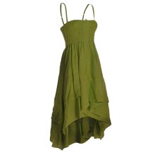 Vishes - 2in1 Kleid-Rock Damen Sommer-Kleid...