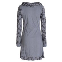 Vishes - Damen Lang-arm Kleid Schal-Kleid Winterkleider...
