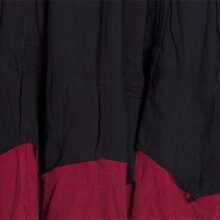 Vishes - Damen Sommer-Kleid längen-verstellbar Spagettiträger-Kleid schwarz 38