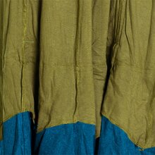 Vishes - Damen Sommer-Kleid längen-verstellbar Spagettiträger-Kleid olive 40-42