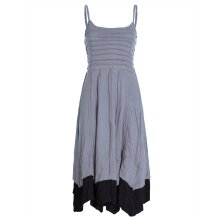 Vishes - Damen Sommer-Kleid längen-verstellbar...