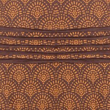 Vishes - Leichtes Jerseykleid Damen Langarm Kleider Sweatkleid Punkte braun 44