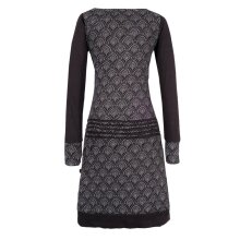 Vishes - Leichtes Jerseykleid Damen Langarm Kleider...