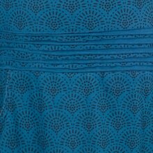 Vishes - Leichtes Jerseykleid Damen Langarm Kleider Sweatkleid Punkte türkis 44