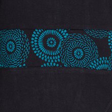 Vishes  - Damen Langarm Longshirt-Kleid Sweatkleid Shirt-Kleid Tunika-Kleid schwarz 38