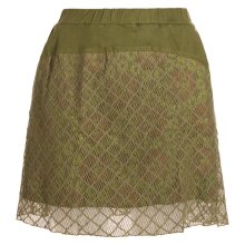 Vishes - Kurzer Damen Spitzen-Rock Baumwoll-Rock Bunt...