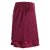 Vishes - Kurzer Damen Spitzen-Rock Baumwoll-Rock Bunt Blumen Lagen-Rock dunkelrot 38