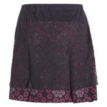 Vishes - Kurzer Damen Spitzen-Rock Baumwoll-Rock Bunt...