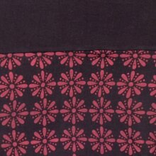 Vishes - Kurzer Rock Damen Mini-Rock Blumen-Röcke, retro 70er 80er schwarz 40