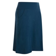 Vishes - Rock Damen Knielang Bio Baumwolle Breiter Bund Jersey Röcke Basic türkis 44