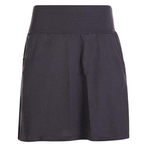 Vishes - Kurzer Damen Basic Rock Bio-Rock Baumwoll-Rock Einfarbig Schlicht grau 38