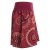 Vishes - Kurzer Damen Baumwoll-Rock Bunt mit Mandalas und Blumen bedruckt dunkelrot 32-34