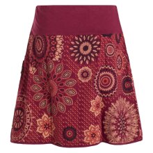 Vishes - Kurzer Damen Baumwoll-Rock Bunt mit Mandalas und...
