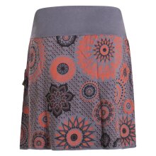 Vishes - Kurzer Damen Baumwoll-Rock Bunt mit Mandalas und...