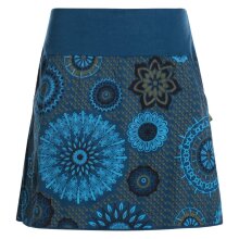 Vishes - Kurzer Damen Baumwoll-Rock Bunt mit Mandalas und...