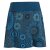 Vishes - Kurzer Damen Baumwoll-Rock Bunt mit Mandalas und Blumen bedruckt türkis 46