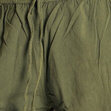 Vishes bequeme Unisex Freizeithose mit Gummibund und Taschen, ideal für Herbst und Frühjahr olive 36-38
