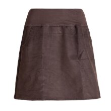 Vishes - Cordrock Damen Knielang Breiter Bund Taschenrock...