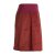 Vishes - Cordrock Damen Knielang Breiter Bund Taschenrock Röcke Cord dunkelrot 44
