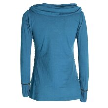 Vishes Cutwork Sweater aus Baumwolle mit Kragen