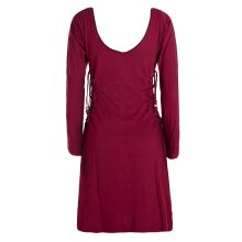 Vishes - Leichtes Langarmshirt-Kleid Damen Langarm...