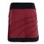 Vishes - Thermorock warmer Damen Winterrock kurz Minirock aus ECO-Fleece dunkelrot 40-42