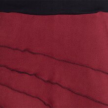 Vishes - Thermorock warmer Damen Winterrock kurz Minirock aus ECO-Fleece dunkelrot 44