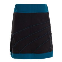 Vishes - Thermorock warmer Damen Winterrock kurz Minirock aus ECO-Fleece schwarz 48