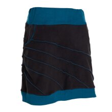 Vishes - Thermorock warmer Damen Winterrock kurz Minirock aus ECO-Fleece schwarz 48