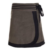 Vishes - Thermorock warmer Damen Winterrock kurz...