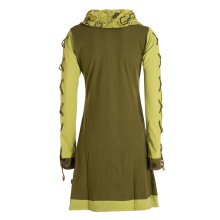 Vishes - Damen Blumen-Kleid Baumwollkleid...