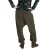 Vishes - Warme Hose Damen oder Herren Haremshose ECO Fleecehose Thermohose olive