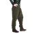 Vishes - Warme Hose Damen oder Herren Haremshose ECO Fleecehose Thermohose olive