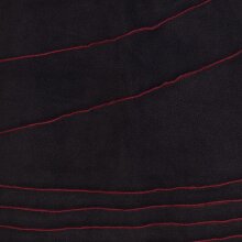 Vishes - Alternative Bekleidung - Thermorock warmer Damen Winterrock kurz Minirock aus ECO-Fleece schwarz 36