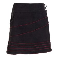 Vishes - Alternative Bekleidung - Thermorock warmer Damen Winterrock kurz Minirock aus ECO-Fleece schwarz 40-42