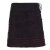 Vishes - Alternative Bekleidung - Thermorock warmer Damen Winterrock kurz Minirock aus ECO-Fleece schwarz 40-42