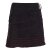 Vishes Thermorock warmer Damen Winterrock kurz Minirock aus ECO-Fleece schwarz 44-46