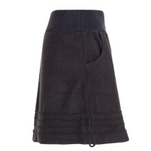 Vishes - Thermorock warmer Damen Winterrock kurz Minirock aus ECO-Fleece schwarz 42-44