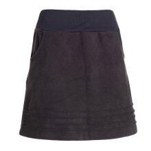 Vishes - Thermorock warmer Damen Winterrock kurz Minirock aus ECO-Fleece schwarz 50-52