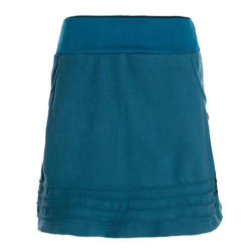 Vishes - Thermorock warmer Damen Winterrock kurz Minirock aus ECO-Fleece türkis 50