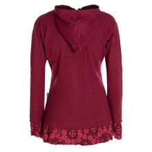Vishes - Damen Sommerjacke Blumen-Strickjacke Elfenjacke...