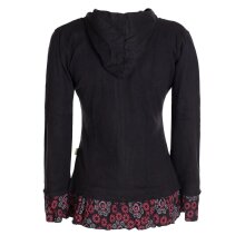 Vishes - Damen Sommerjacke Blumen-Strickjacke Elfenjacke...