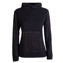 Vishes Hoodie Baumwolle Spitze Kapuze Tasche bedruckt