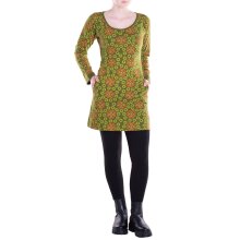 Vishes - Leichtes Langarmshirt-Kleid Damen Langarm...