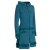Vishes Damen lange Fleecejacke Fleecemantel Übergangsjacke weiches Fleece türkis 46-48