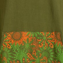 Vishes Minikleid Tunika Shirt olive 38