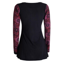 Vishes Minikleid Tunika Shirt schwarz 34-36